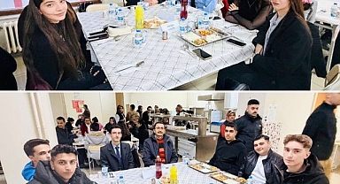 Öğrencilerle iftar programı düzenlendi