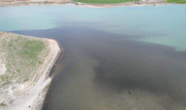 Olacak şey değil! Kanalizasyon atığı barajı siyaha bürüdü   