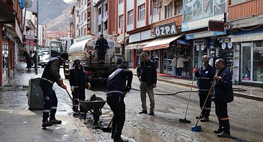 Oltu'da bayram öncesi temizlik