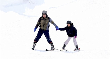Palandöken baharda tatilcileri ağırladı