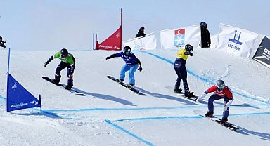 Palandöken’de snowboard şöleni