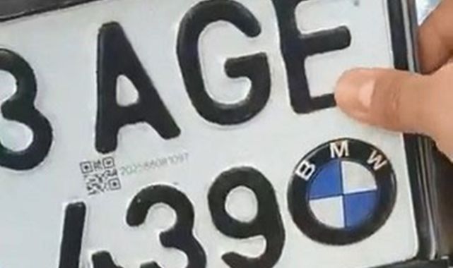 Plakayı kalemle değiştiren sürücüye ağır fatura