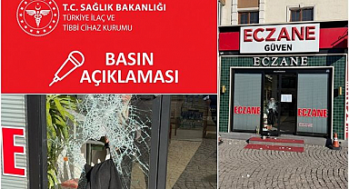 Sağlık Bakanlığı Erzurum’daki eczane saldırısını kınadı!
