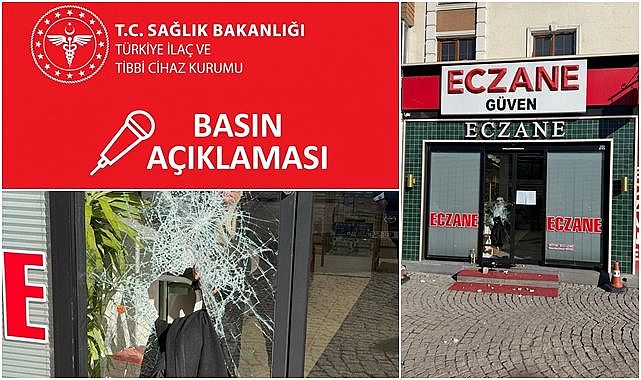 Sağlık Bakanlığı Erzurum’daki eczane saldırısını kınadı!