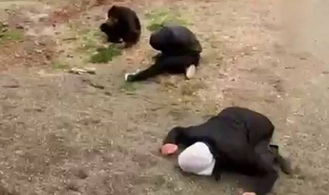 Sokak ortasında şok görüntü: 3 kişi fenalaştı