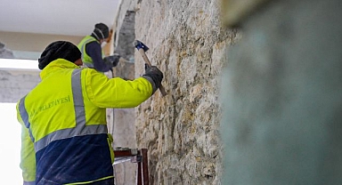 Tarihi taş bina yeniden hayat buluyor