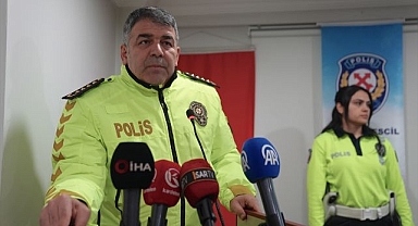 Trafik Kanunu'ndaki düzenleme sonrası Erzurum'da ilk ceza bir polise kesildi