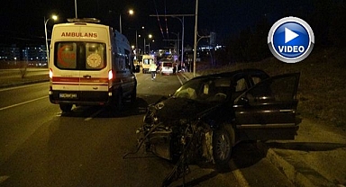 Üç araçlı zincirleme kaza!