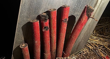 Vinç kiralayarak milyonluk kablo çaldılar