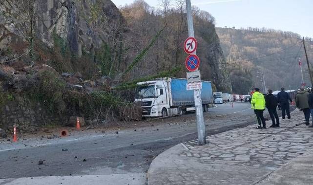 Yamaçtan gelen tehlike tırı vurdu