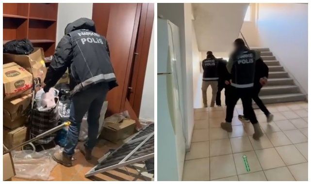 Zehir tacirleri polisten kaçamadı!