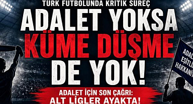 2. Lig ve 3. Lig kulüplerinden ortak çağrı! Küme düşme kaldırılsın