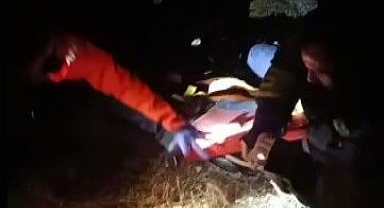 200 metrelik uçurumdan sağ kurtarıldı