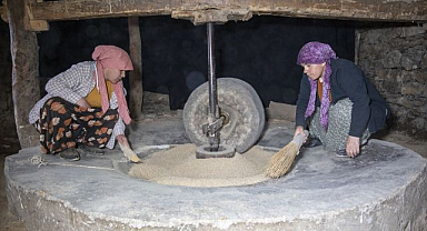 200 yıllık su değirmeni yıllara meydan okuyor