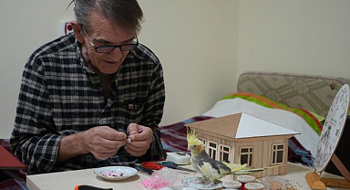 74 yaşında hayata sanatla tutundu