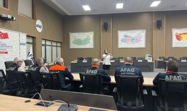 AFAD personeline işaret dili eğitimi 