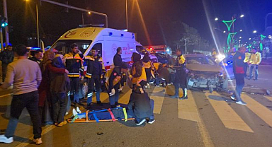 Araçlar birbirine girdi!