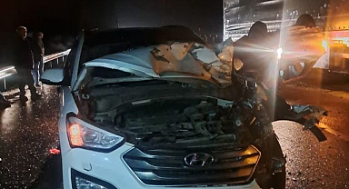 Aşkale’de korkutan kaza: Aracıyla karşı şeride uçtu!