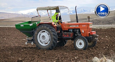  Baharla birlikte ekim mesaisi başladı