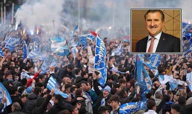 Bakan Bak'tan Süper Lig'e yükselen Erzurumspor FK'ya tebrik