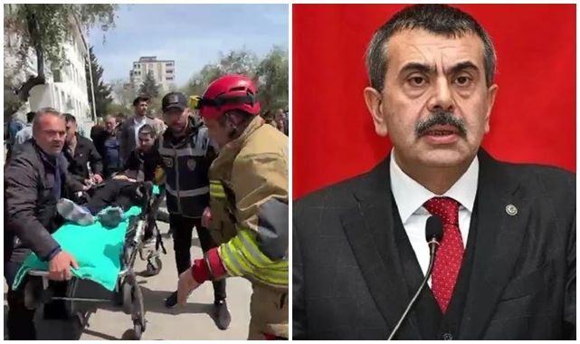 Bakan Tekin olay yerine gidiyor: Okuldaki saldırı Türkiye'yi yasa boğdu