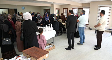 Belediye projeleri kadın teşkilatına yerinde tanıtıldı