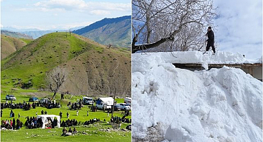 Bir tarafta bahar bir tarafta kış yaşanıyor