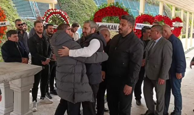 Cenaze töreninde duygusal anlar