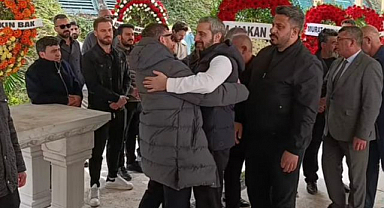 Cenaze töreninde duygusal anlar