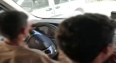 Çocuk sürücünün görüntüsü ortaya çıktı, ceza kesildi