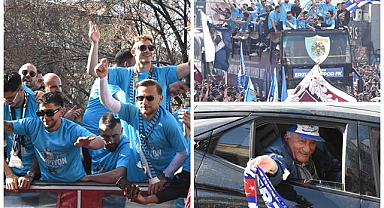 Dadaş şampiyonluğunu kutluyor 