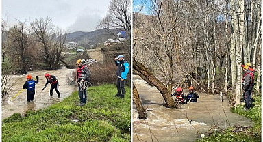Dereye düşen çocuğu arama çalışmaları yeniden başladı