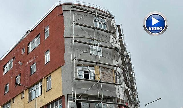 Dış cephe çalışmasında güvenlik ihmali