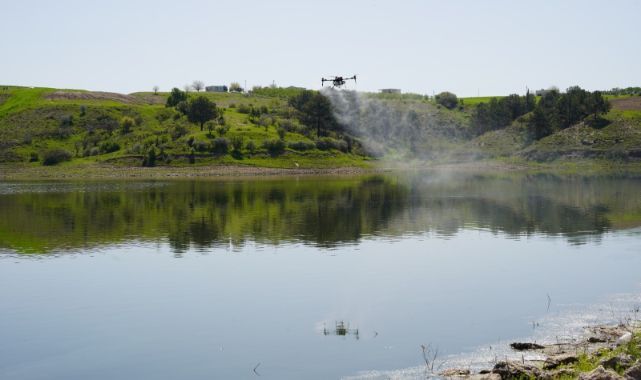 Dron destekli ilaçlama   