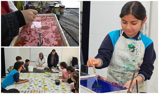 Ebru sanatına yoğun ilgi