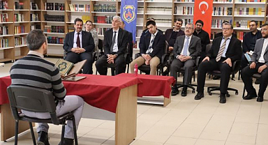 Erzurum'da anlamlı tören! Cezaevinde hafız oldular