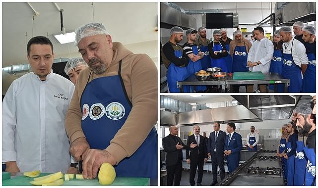 Erzurum'da hükümlülere aşçılık eğitimi! Yeni bir hayat yeni bir umut