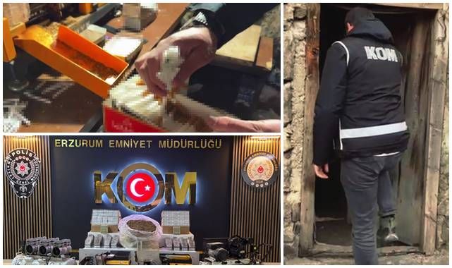 Depoyu sigara imalathanesine dönüştürmüşler!