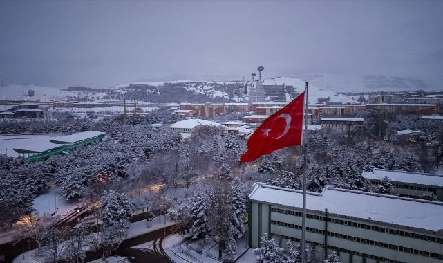Erzurum'da kartpostallık kış manzaraları