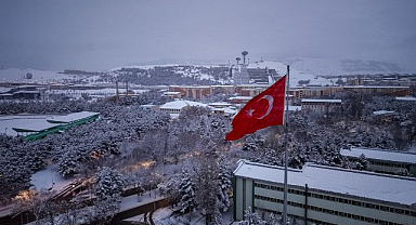 Erzurum'da kartpostallık kış manzaraları