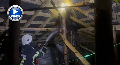 Erzurum'da korkutan yangın! Ekipler seferber oldu