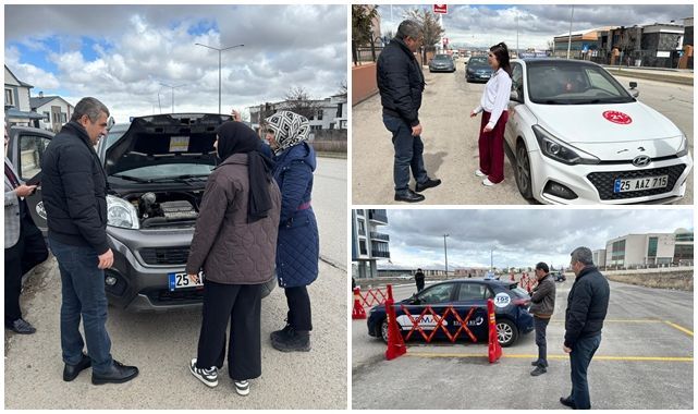 Erzurum’da MTSK sınavlarına yakın takip