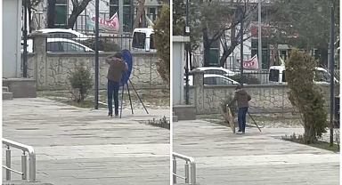 Erzurum’da Polis Haftası töreninde gençten örnek davranış