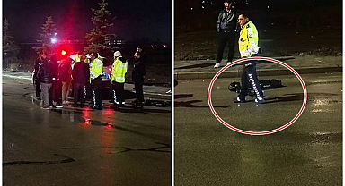 Erzurum'da scooter sürücüsüne araç çarptı