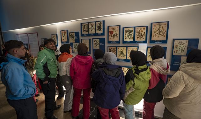 Erzurum'daki Biyoçeşitlilik Bilim Müzesi'nde tıbbi bitki ve kuş sergisi