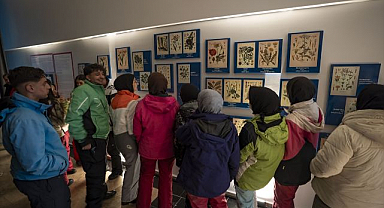 Erzurum'daki Biyoçeşitlilik Bilim Müzesi'nde tıbbi bitki ve kuş sergisi