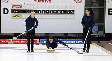 Erzurum'un gururu: Milli curlingcilerden tarihi derece