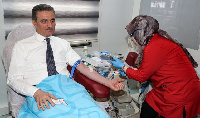 Erzurum Valisi Baruş’tan kan bağışı çağrısı