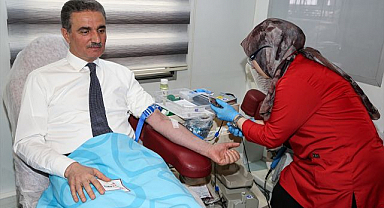 Erzurum Valisi Baruş’tan kan bağışı çağrısı