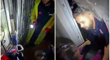 Evleri su bastı, AFAD mahsur kalanları kurtardı